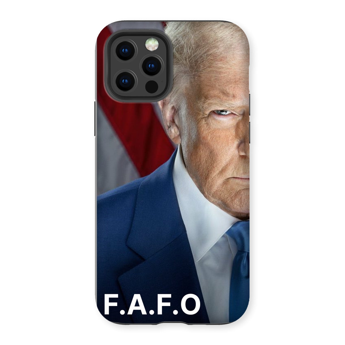 DONALD TRUMP - FAFO Tough Phone Case Phone & Tablet Cases Prodigi iPhone 12 Pro Gloss