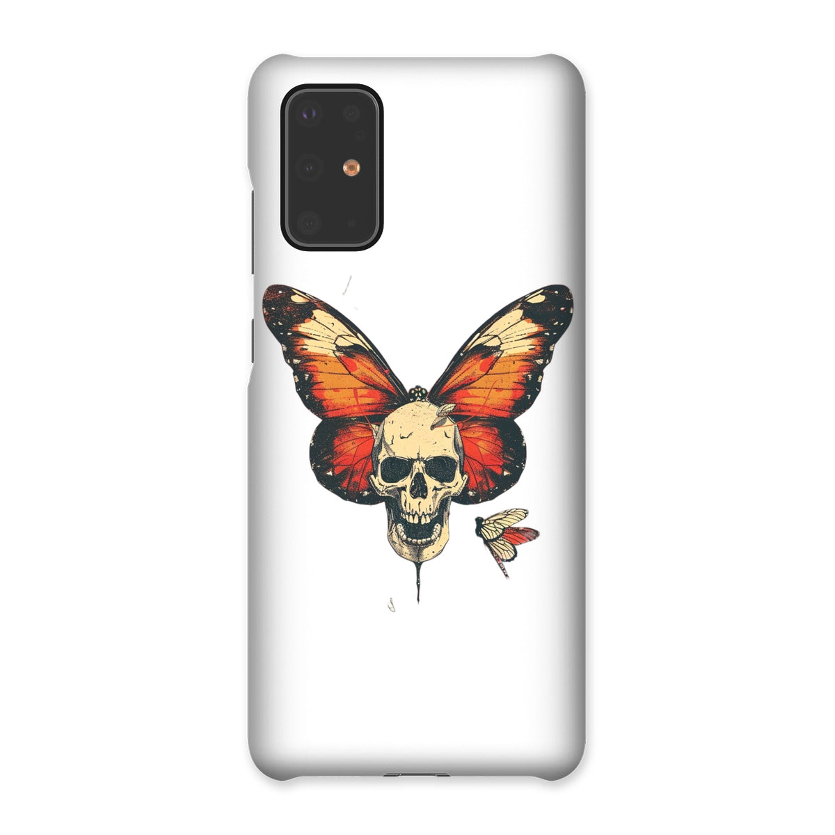 Butterfly With Skeleton Face Snap Phone Case Phone & Tablet Cases Prodigi Samsung Galaxy S20 Plus Gloss 