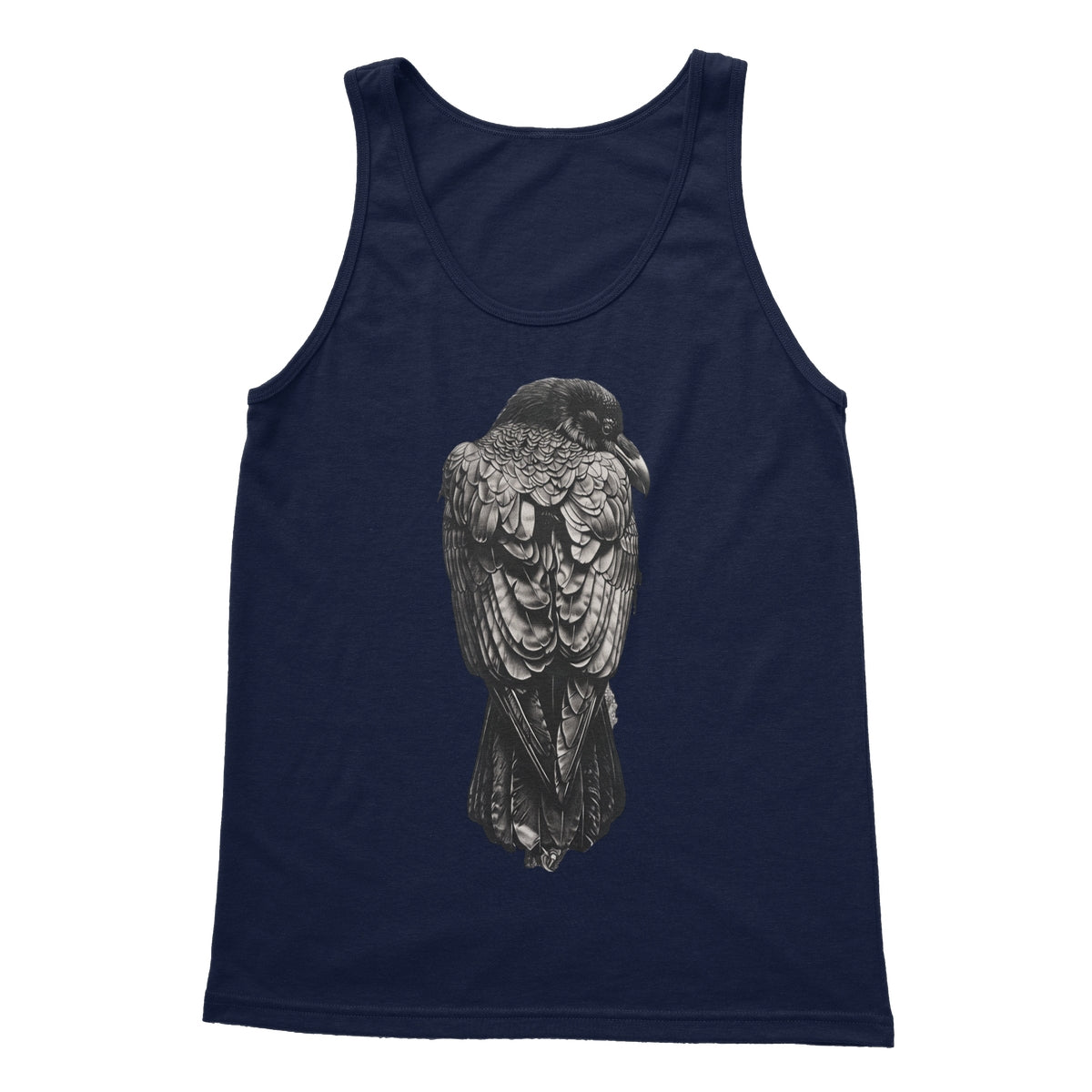 The Designation of The Raven Softstyle Tank Top Apparel Prodigi S Navy 