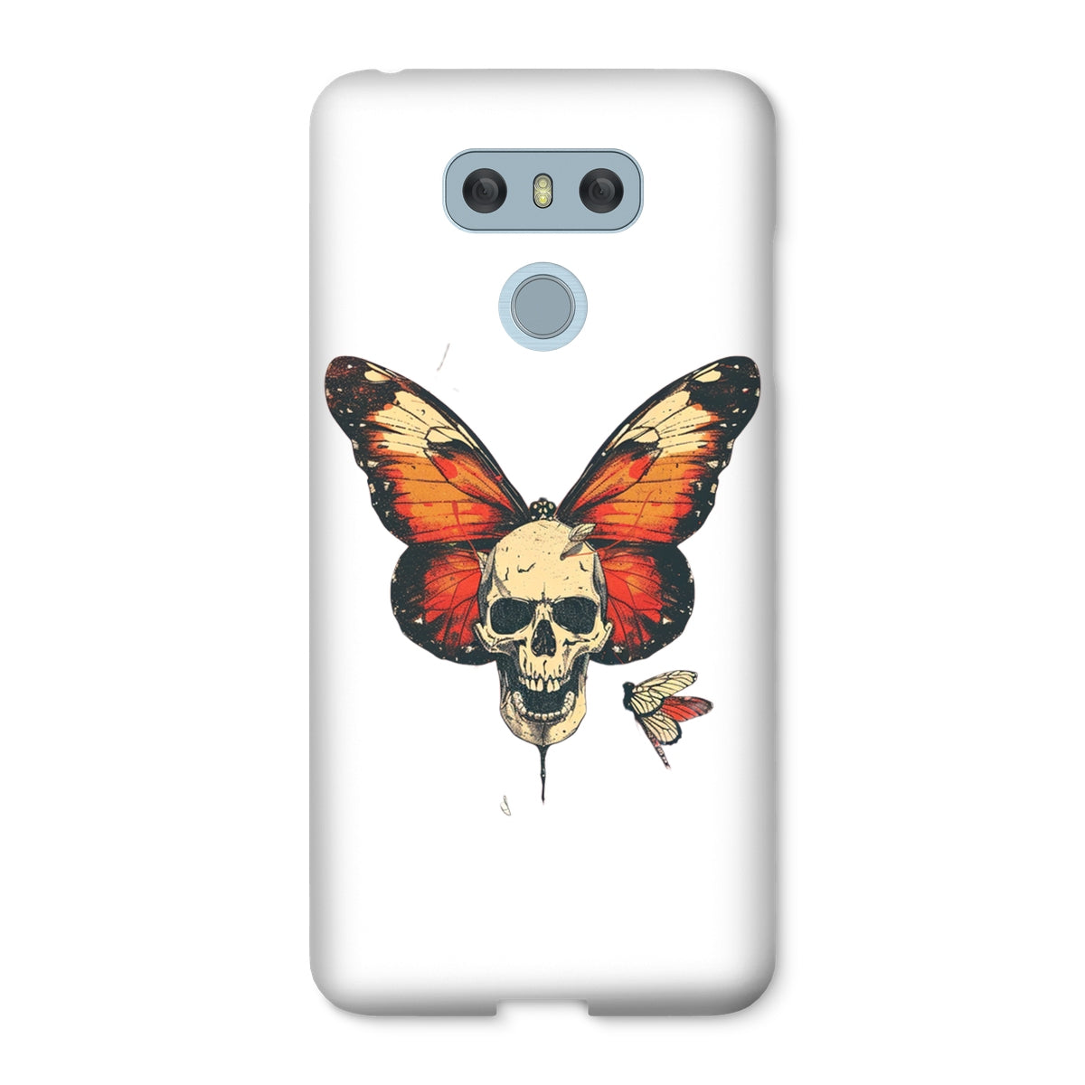 Butterfly With Skeleton Face Snap Phone Case Phone & Tablet Cases Prodigi LG G6 Gloss 