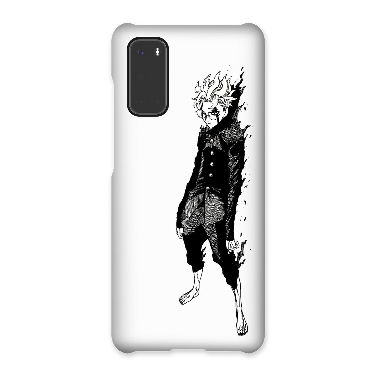 Dandadan: Turbo Granny Transformation Black & White Snap Phone Case Phone & Tablet Cases Prodigi Samsung Galaxy S20 Gloss