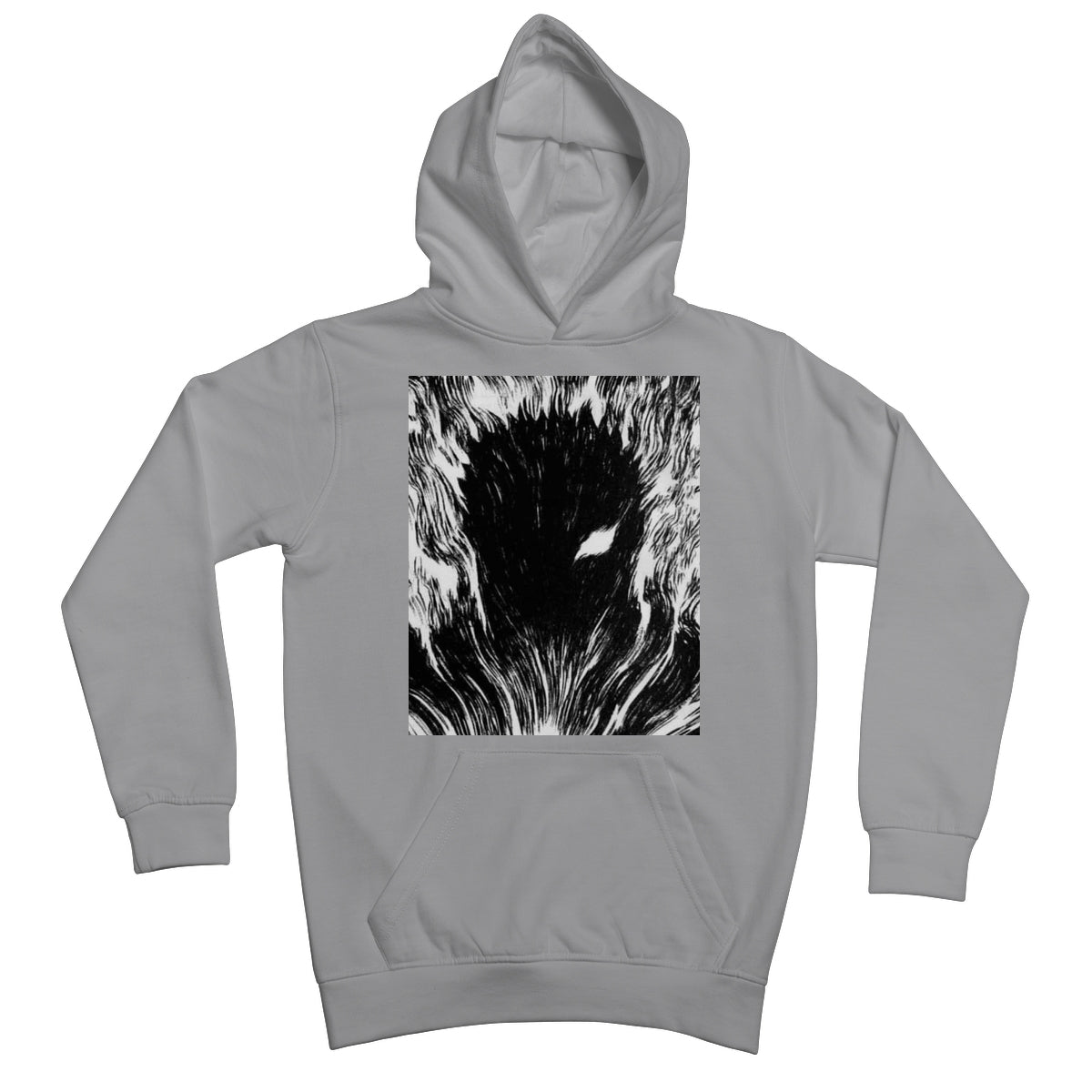 Berserk: Gut's Inner Rage Kids Hoodie Apparel Prodigi XS Heather Grey