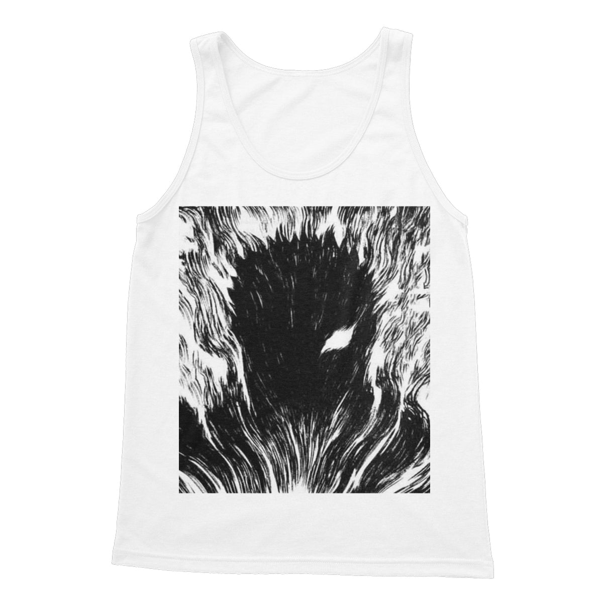 Berserk: Gut's Inner Rage Softstyle Tank Top Apparel Prodigi S White