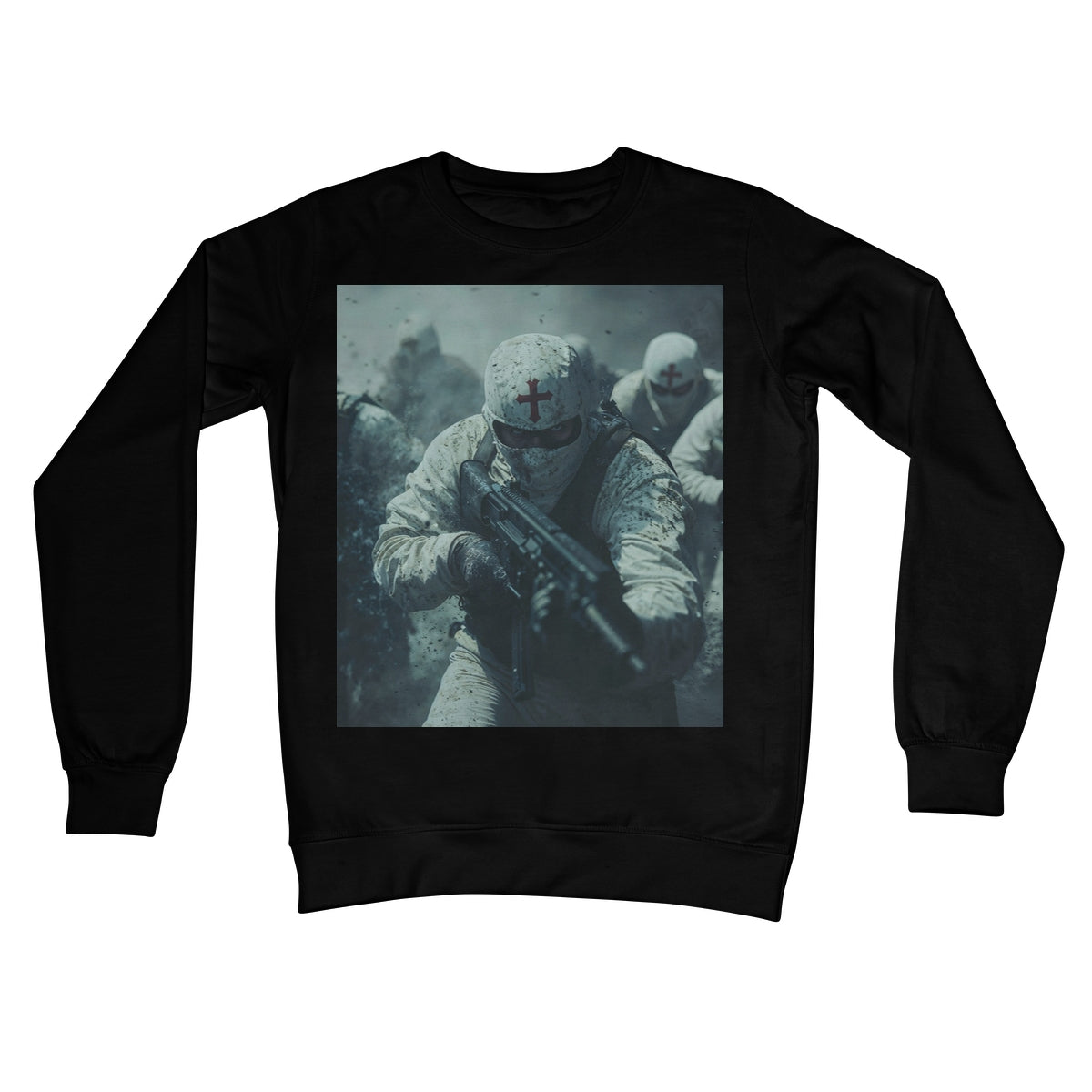 GODS Super Soldiers Crew Neck Sweatshirt Apparel Prodigi S Jet Black