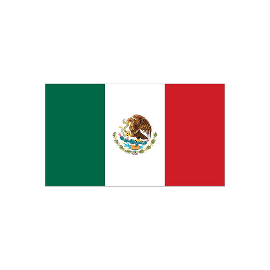 Mexico  Flag Tattoo (Temporary) Tattoos Prodigi 2"x3"  