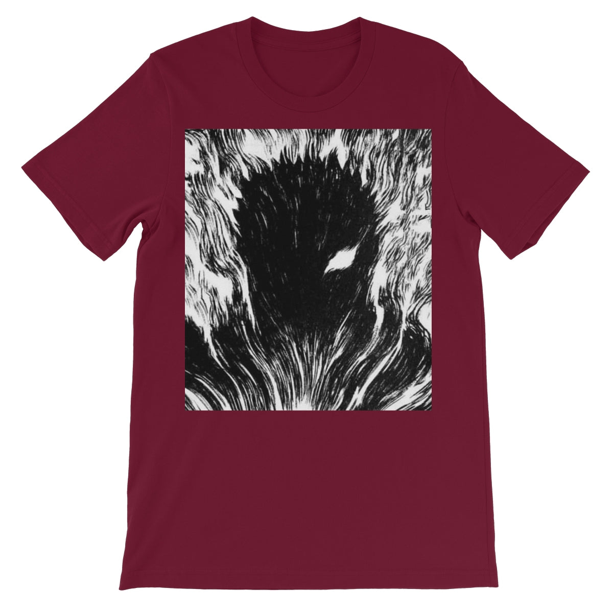 Berserk: Gut's Inner Rage Unisex Short Sleeve T-Shirt Apparel Prodigi S Maroon