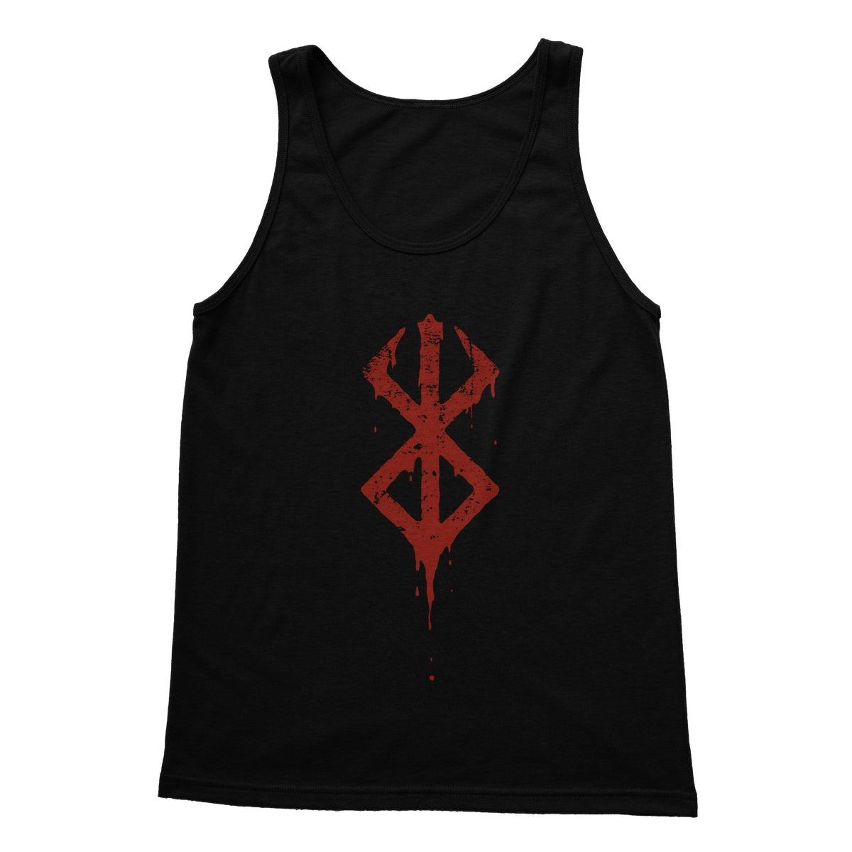 Red Blood Brand of Sacrifice - Berserk Softstyle Tank Top Apparel Prodigi S Black 