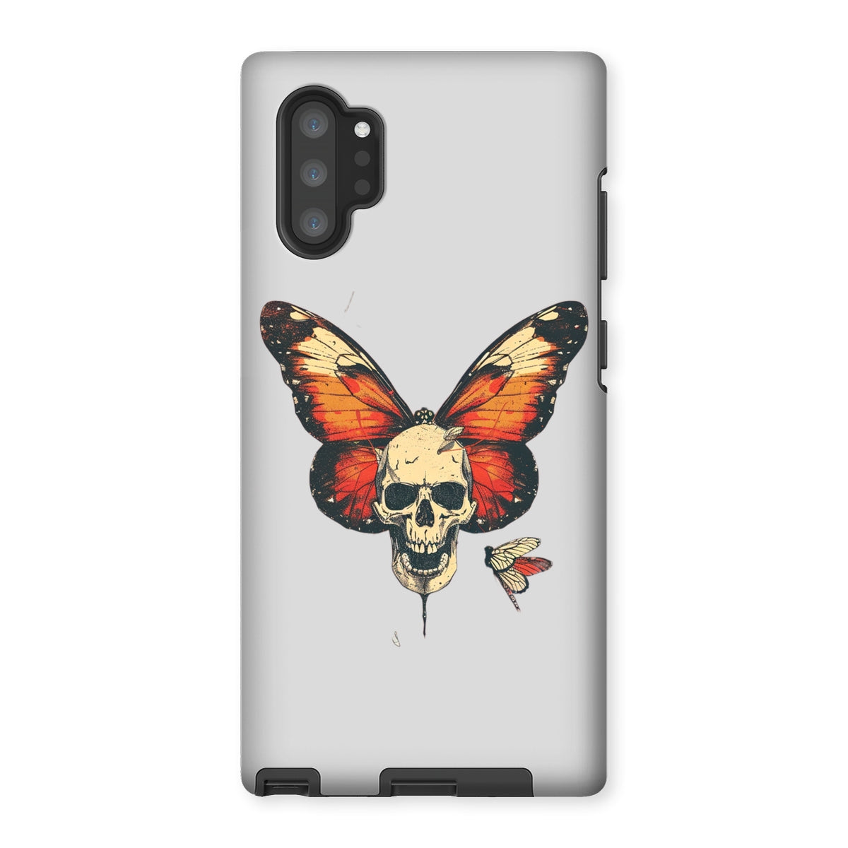 Butterfly With Skeleton Face Tough Phone Case Phone & Tablet Cases Prodigi Samsung Galaxy Note 10P Gloss 