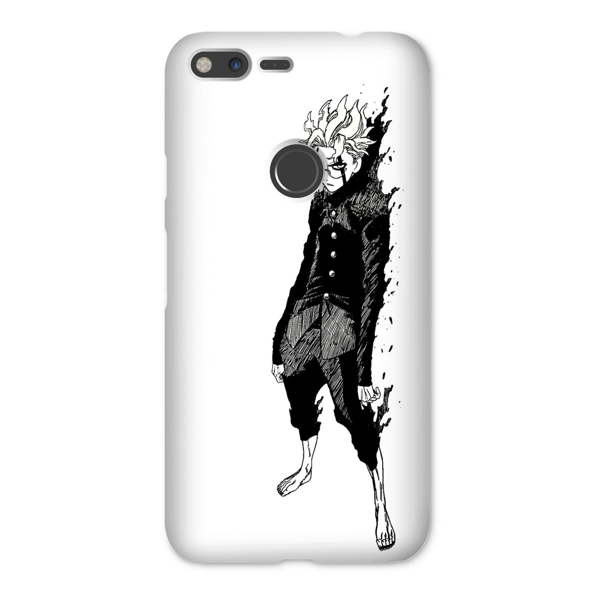 Dandadan: Turbo Granny Transformation Black & White Snap Phone Case Phone & Tablet Cases Prodigi Google Pixel XL Gloss