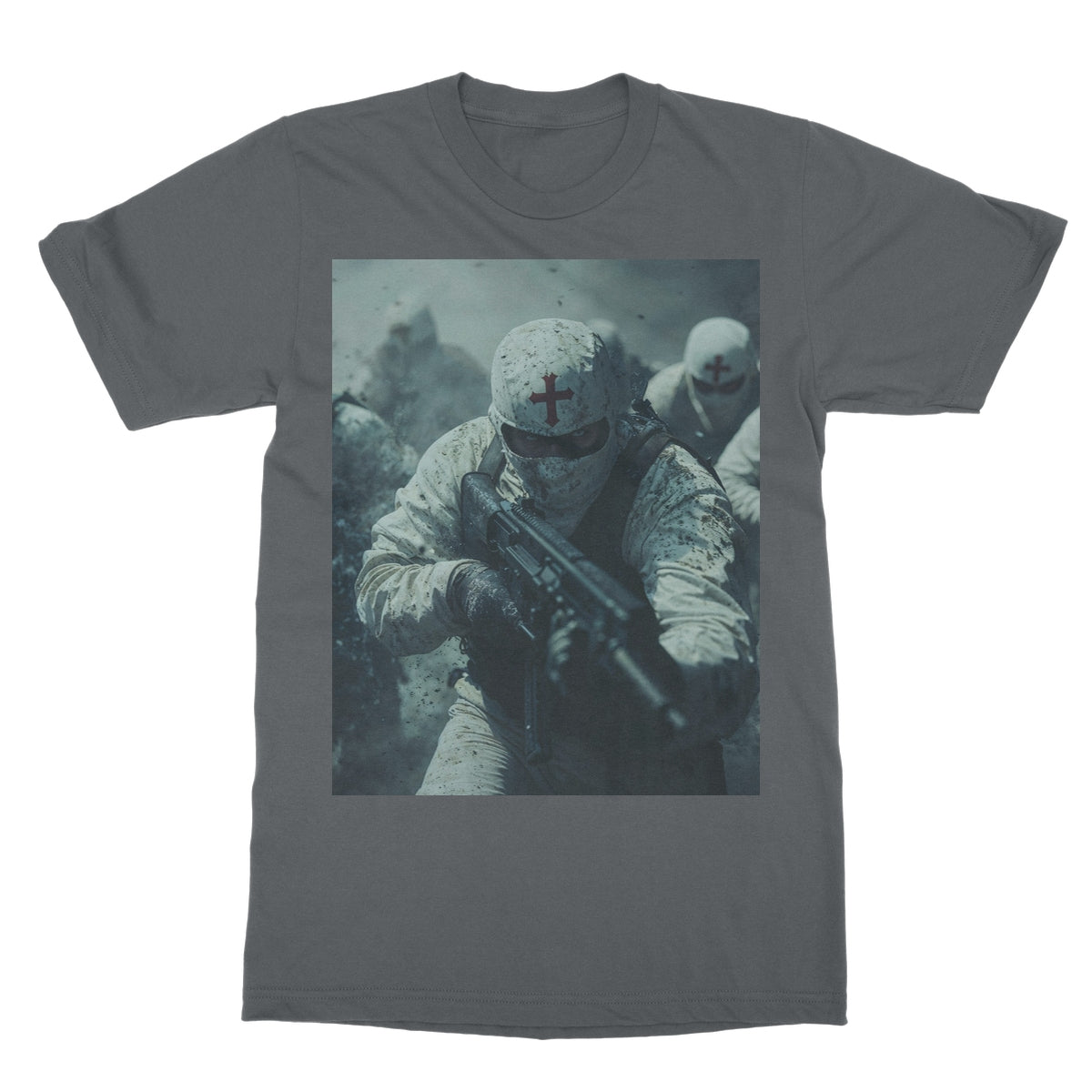 GODS Super Soldiers Softstyle T-Shirt Apparel Prodigi S Charcoal