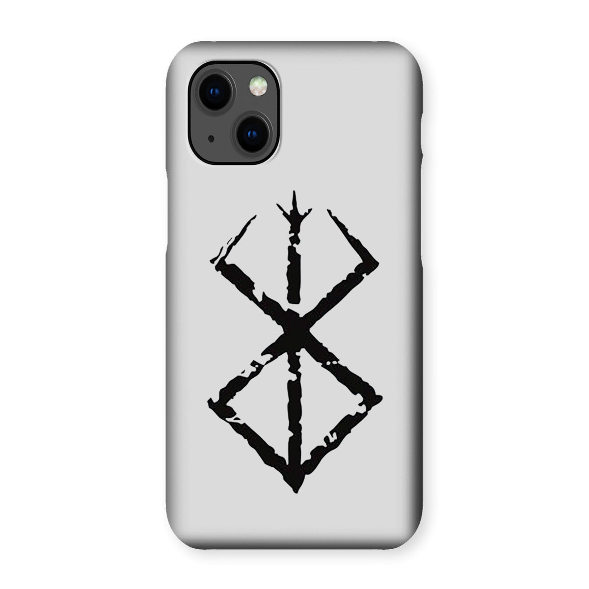 Black Berserk Brand of Sacrifice Snap Phone Case Phone & Tablet Cases Prodigi iPhone 13 Mini Gloss 