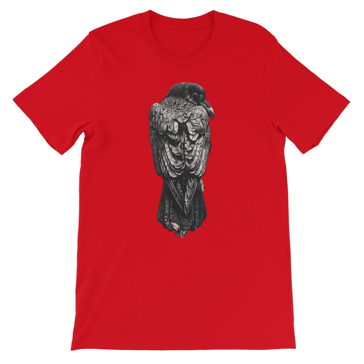 The Designation of The Raven Unisex Short Sleeve T-Shirt Apparel Prodigi S Red 