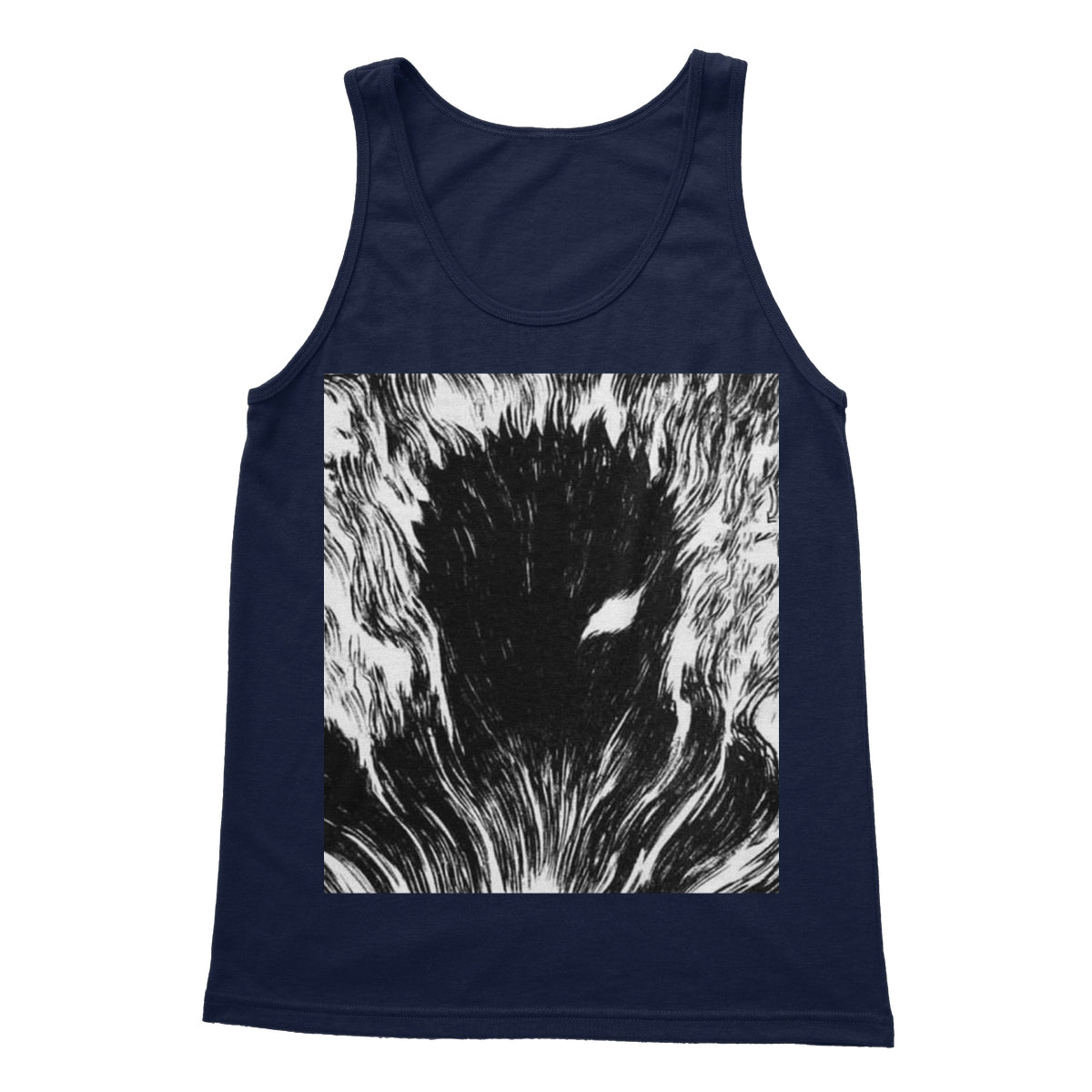 Berserk: Gut's Inner Rage Softstyle Tank Top Apparel Prodigi S Navy