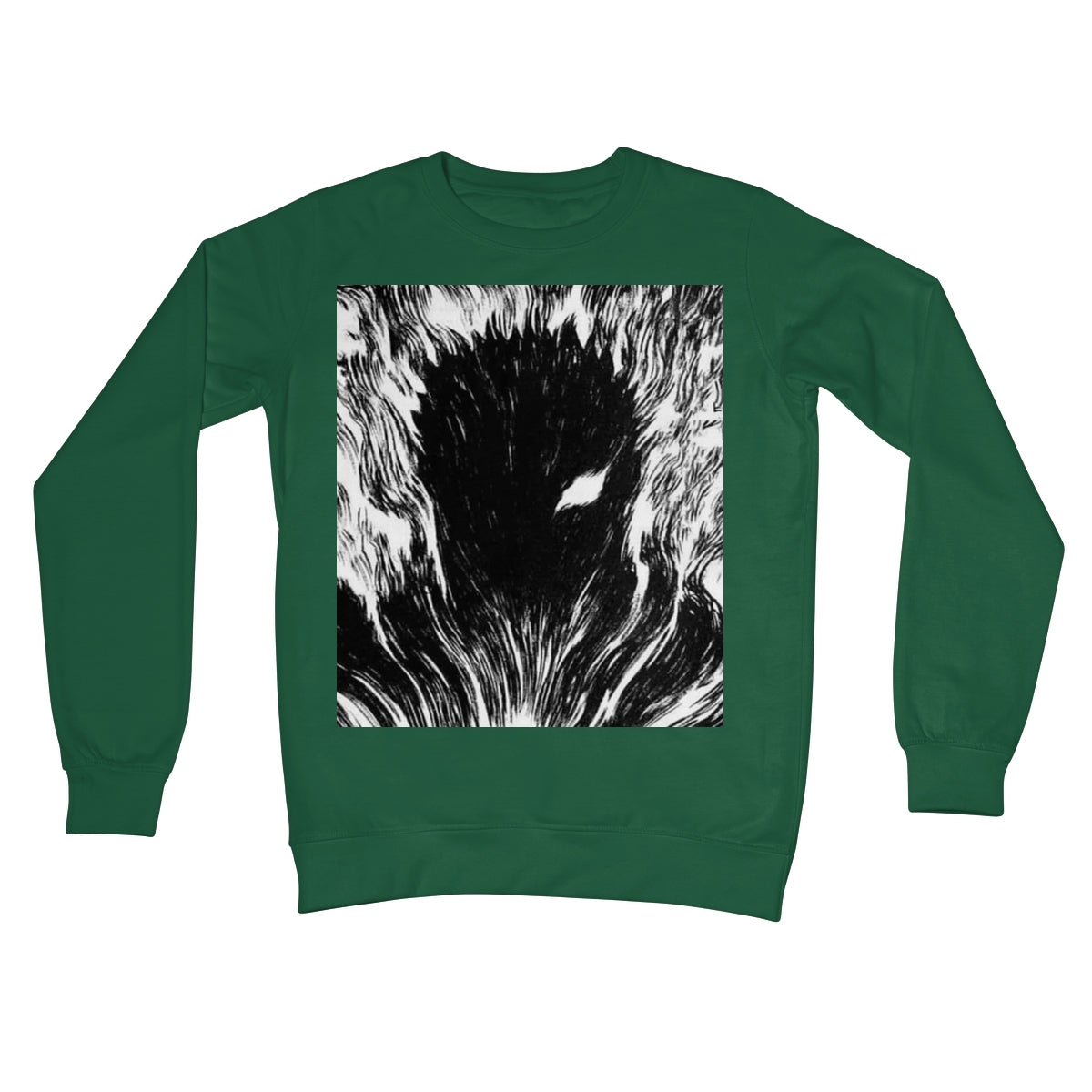 Berserk: Gut's Inner Rage Crew Neck Sweatshirt Apparel Prodigi S Bottle Green