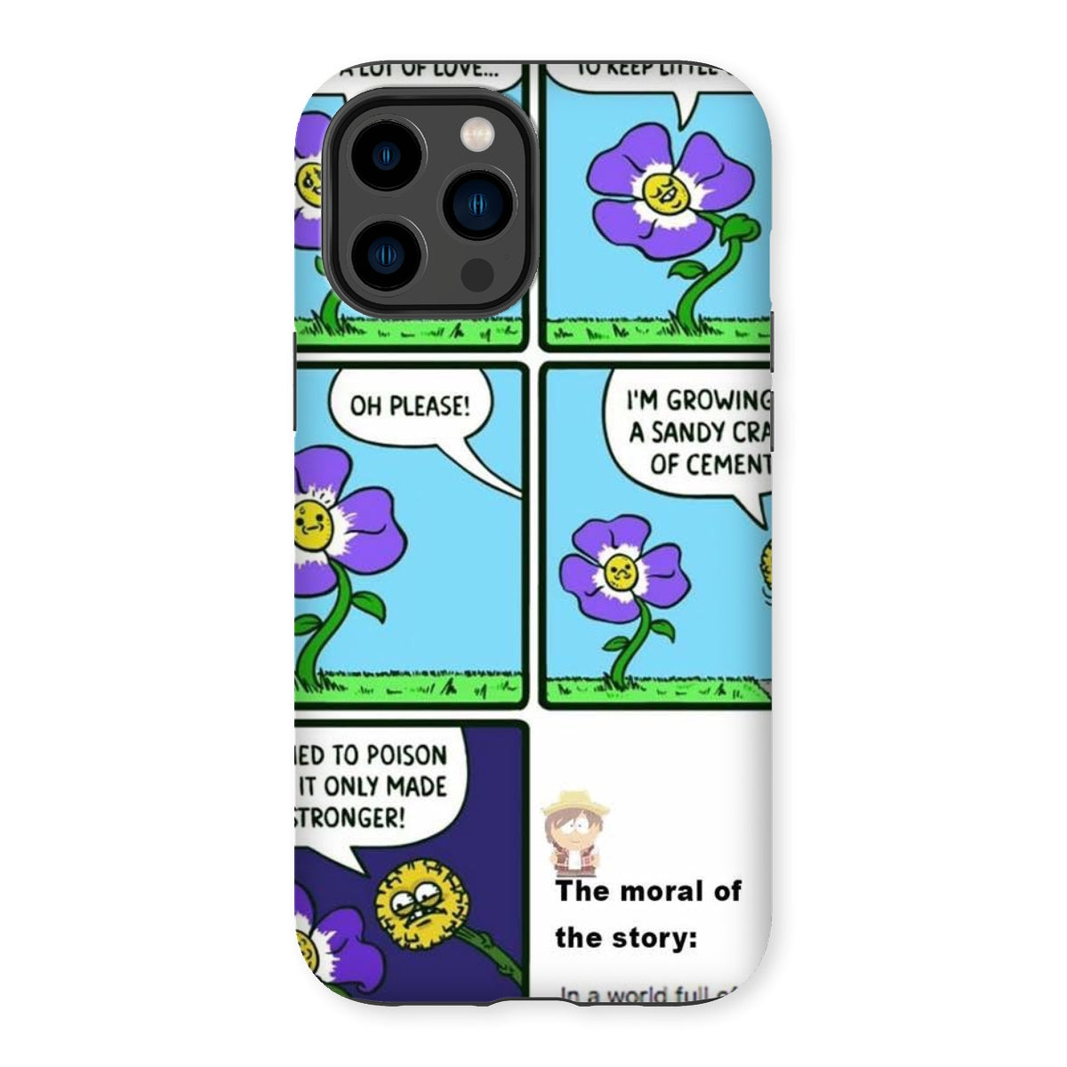 Be A Dandelion Meme Tough Phone Case Phone & Tablet Cases Prodigi iPhone 14 Pro Max Gloss