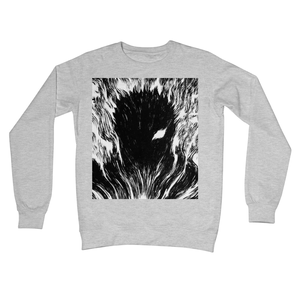 Berserk: Gut's Inner Rage Crew Neck Sweatshirt Apparel Prodigi S Heather Grey