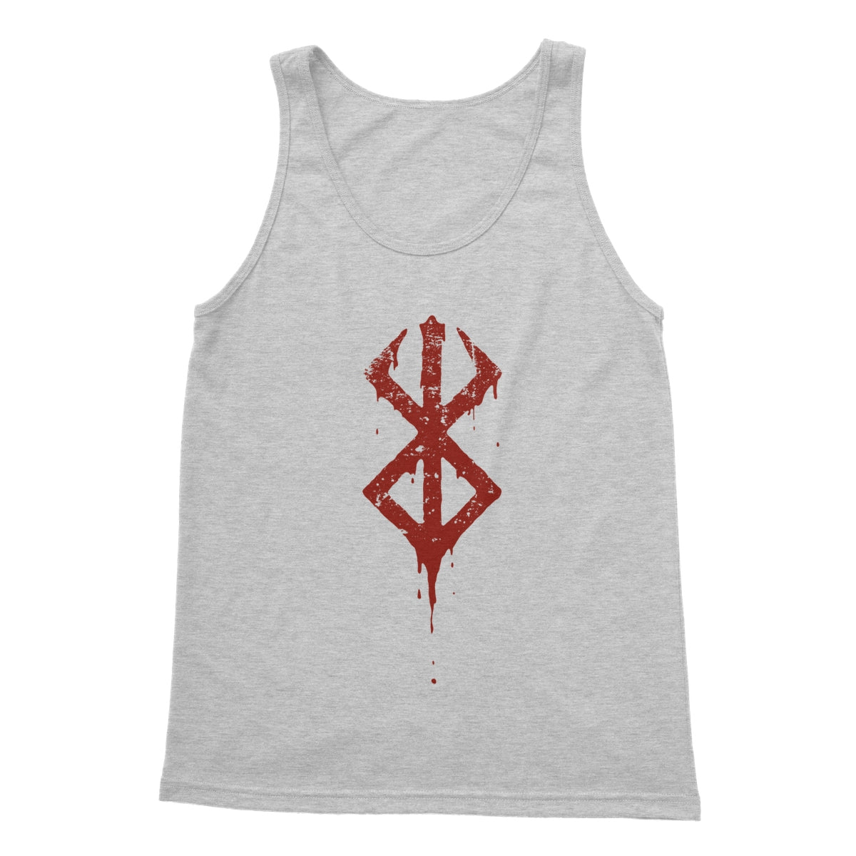 Red Blood Brand of Sacrifice - Berserk Softstyle Tank Top Apparel Prodigi S Sports Grey 