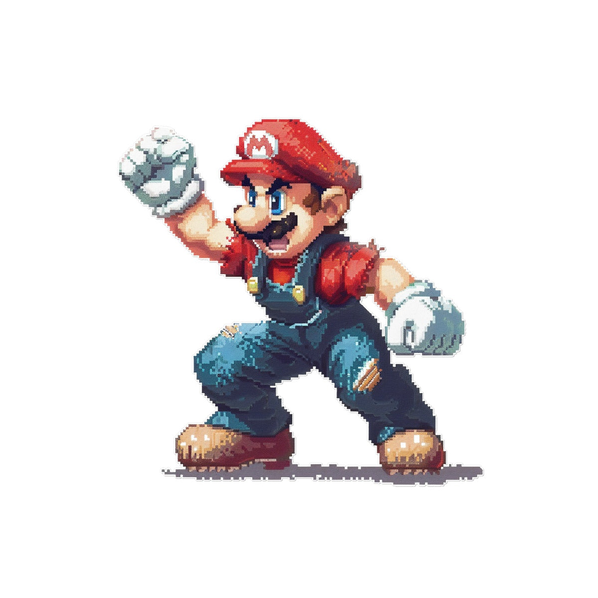 Mario Lifts Temporary Tattoo Tattoos Prodigi 4"x6"  