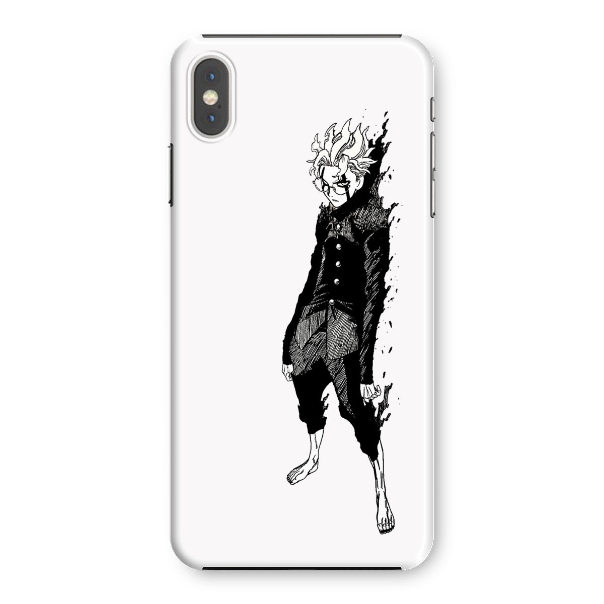 Dandadan: Turbo Granny Transformation Black & White Snap Phone Case