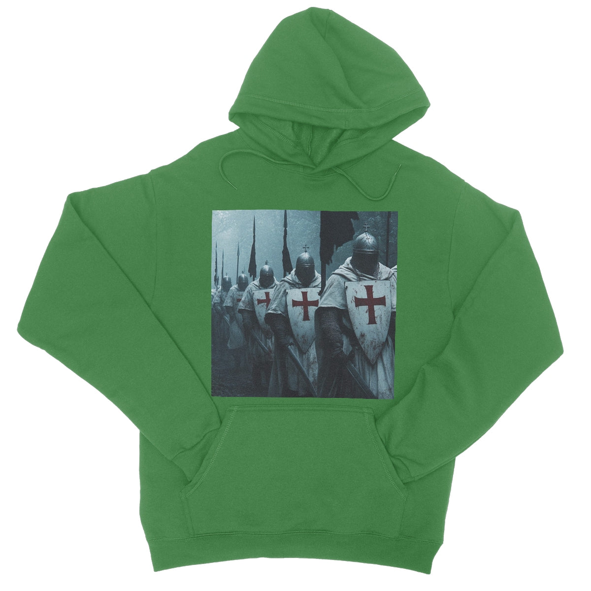 The Crusades 2.0 - V1 College Hoodie Apparel Prodigi XS Kelly Green