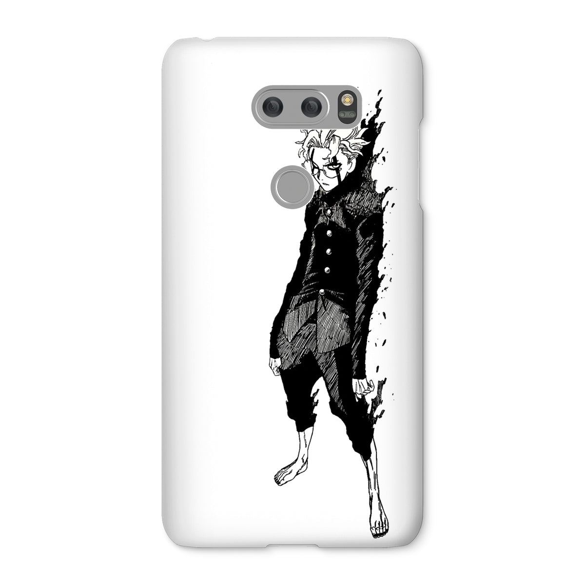 Dandadan: Turbo Granny Transformation Black & White Snap Phone Case