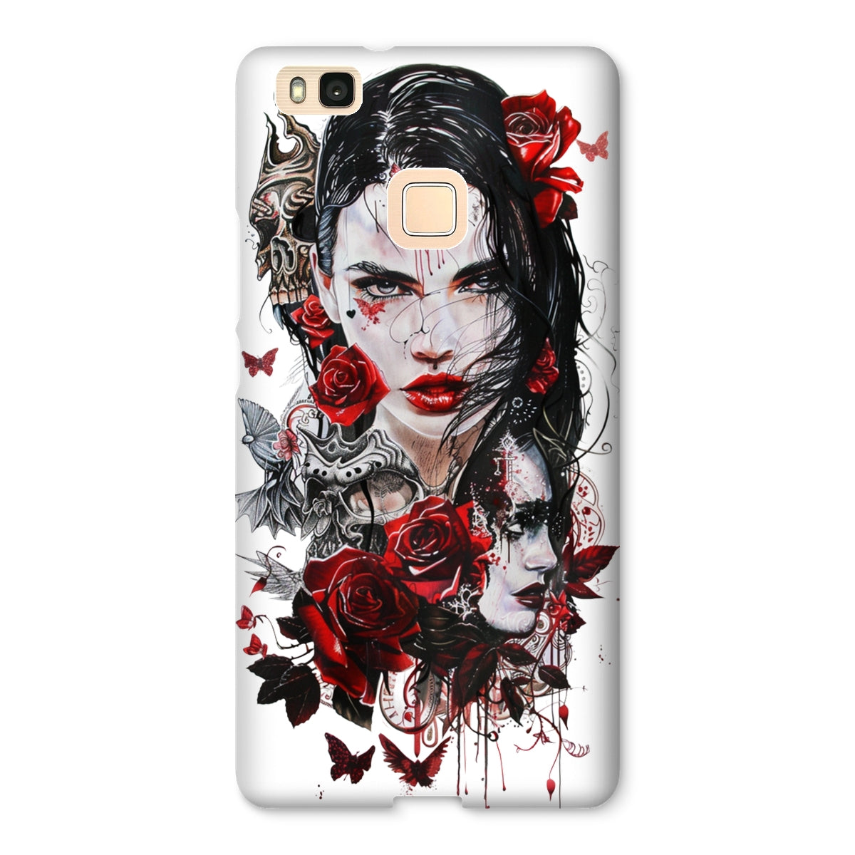 Lady of the Dead - Dia de los muertos - Halloween Snap Phone Case Phone & Tablet Cases Prodigi Huawei P9 Lite Gloss 