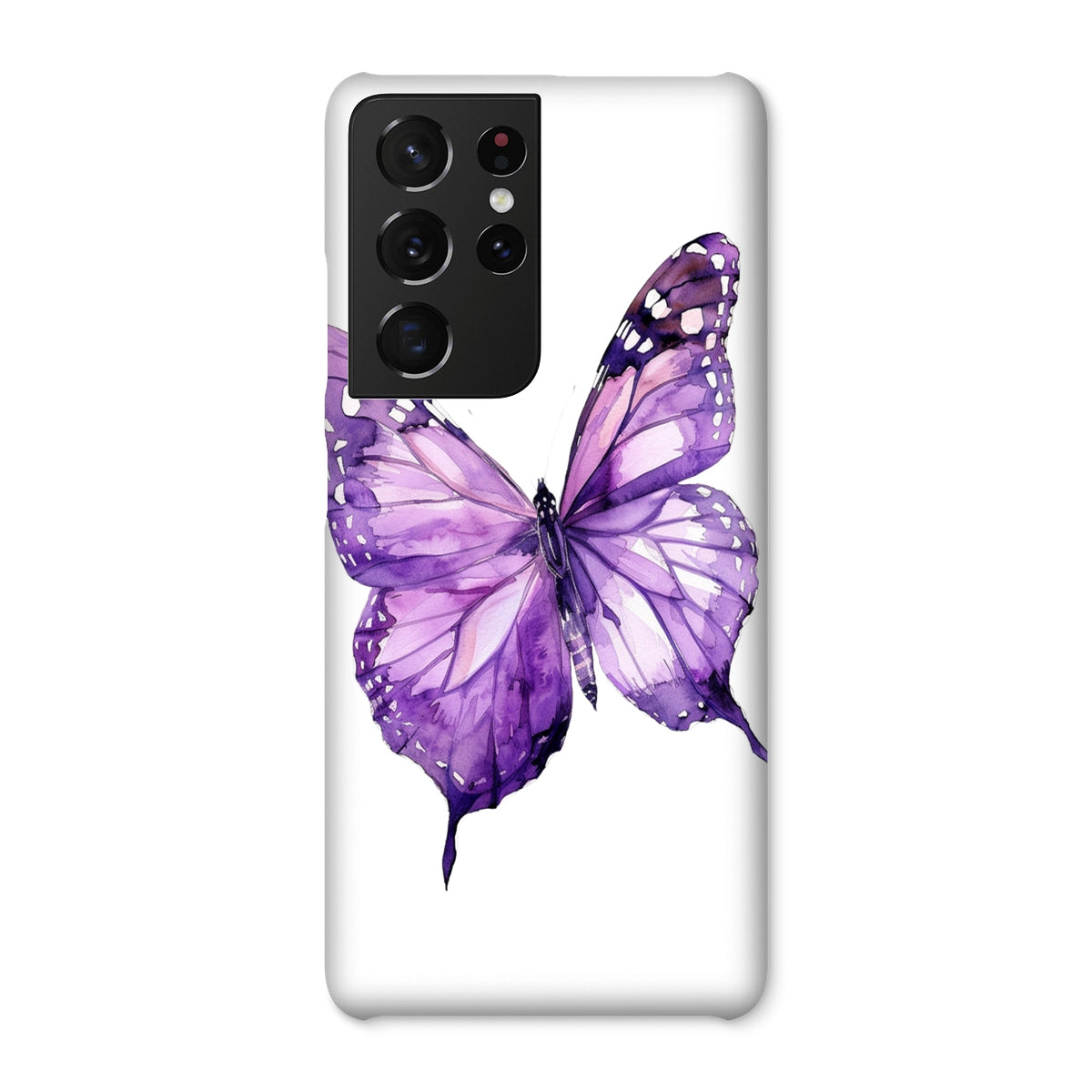 Purple water colors  Snap Phone Case Phone & Tablet Cases Prodigi Samsung Galaxy S21 Ultra Gloss 