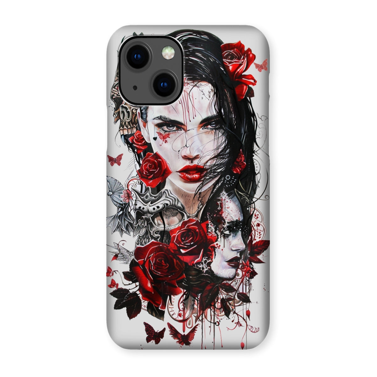 Lady of the Dead - Dia de los muertos - Halloween Snap Phone Case Phone & Tablet Cases Prodigi iPhone 13 Gloss 