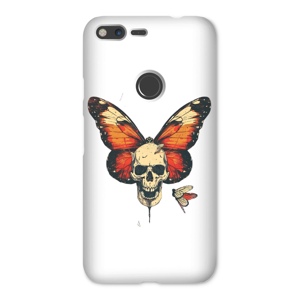 Butterfly With Skeleton Face Snap Phone Case Phone & Tablet Cases Prodigi Google Pixel XL Gloss 