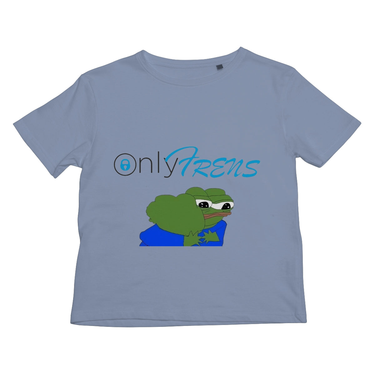 ONLY FRENS - GM PEPE FROG Kids T-Shirt Apparel Prodigi