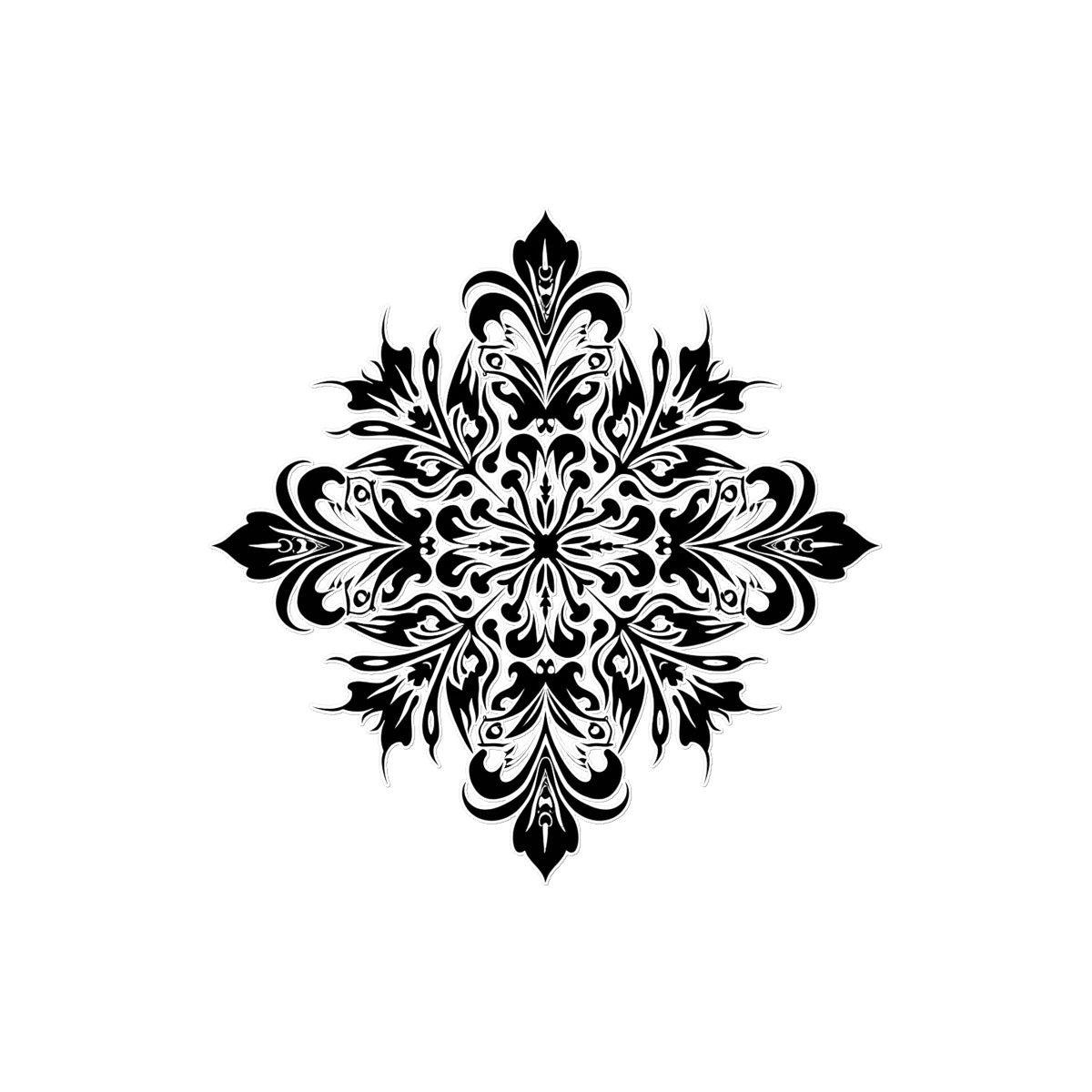 Symmetrical Pattern 3 Temporary Tattoo Tattoos Prodigi 4"x6"  