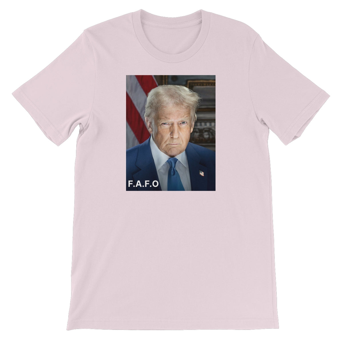 DONALD TRUMP - FAFO Unisex Short Sleeve T-Shirt Apparel Prodigi S Soft Pink