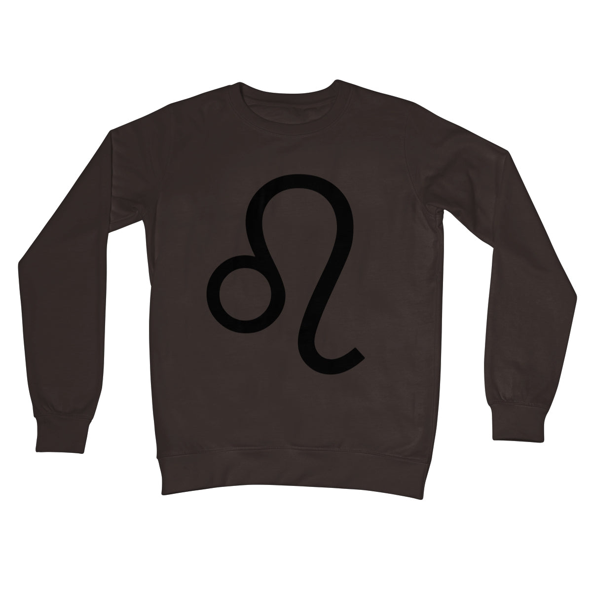 Leo Zodiac Sign Crew Neck Sweatshirt Apparel Prodigi S Hot Chocolate 