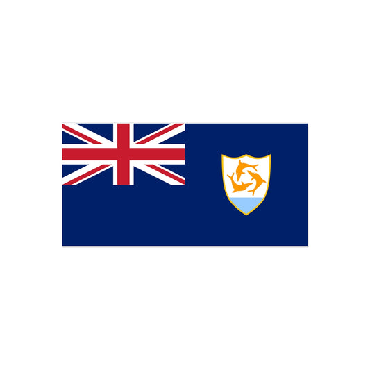 Anguilla Flag Tattoo (Temporary) Tattoos Prodigi 2"x3"  