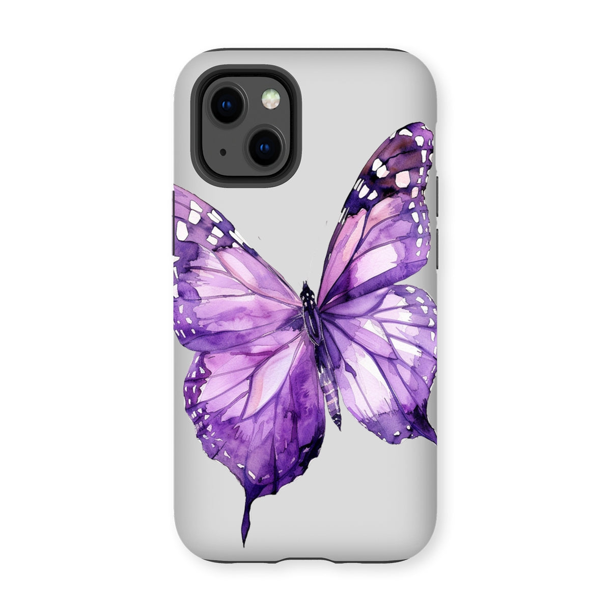 Purple water colors  Tough Phone Case Phone & Tablet Cases Prodigi iPhone 13 Mini Gloss 