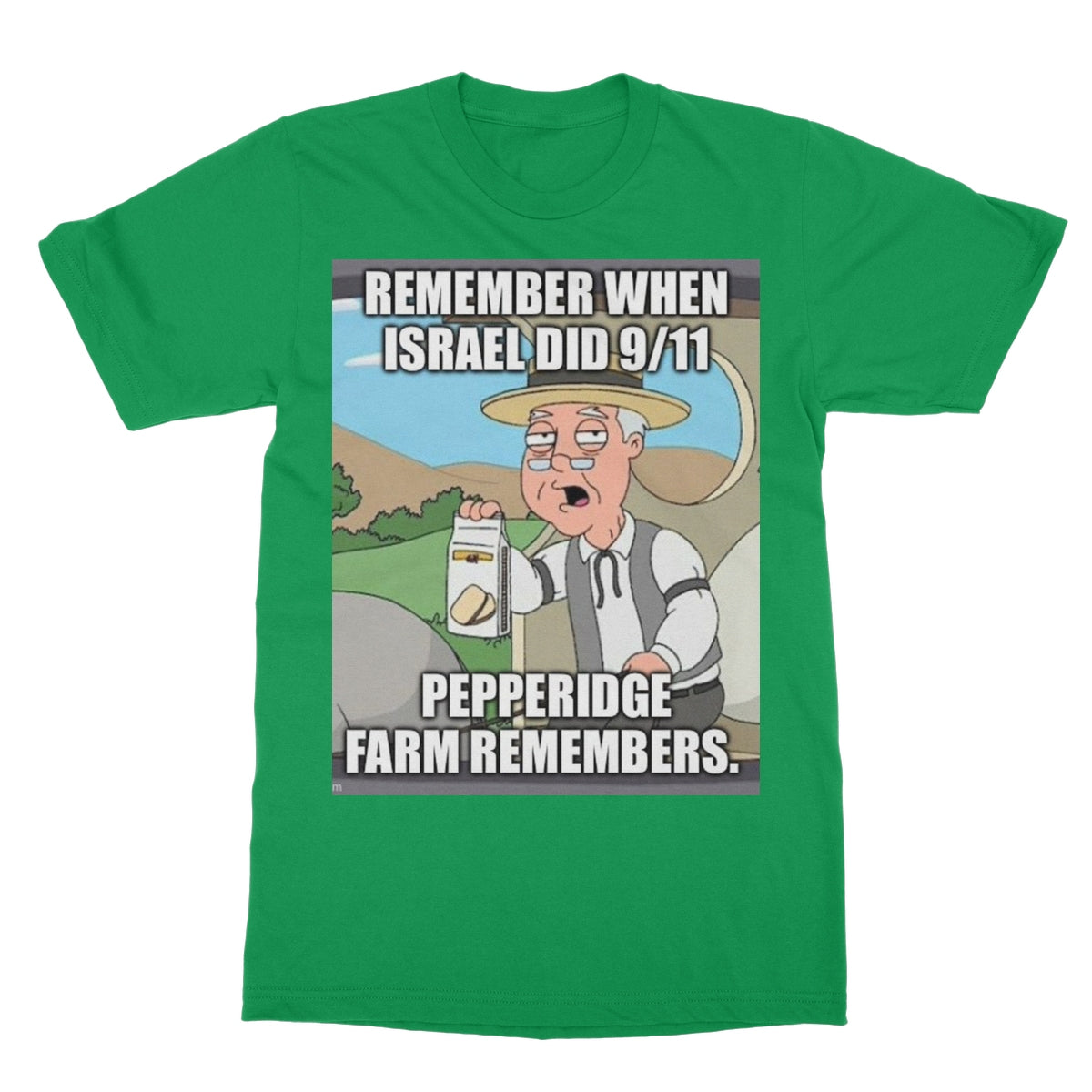 Israel did 9/11 Softstyle T-Shirt Apparel Prodigi S Irish Green