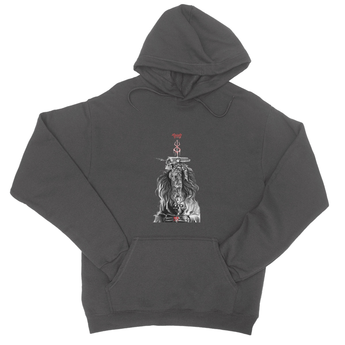 Triumphant Guts - Berserk College Hoodie Apparel Prodigi S Charcoal 