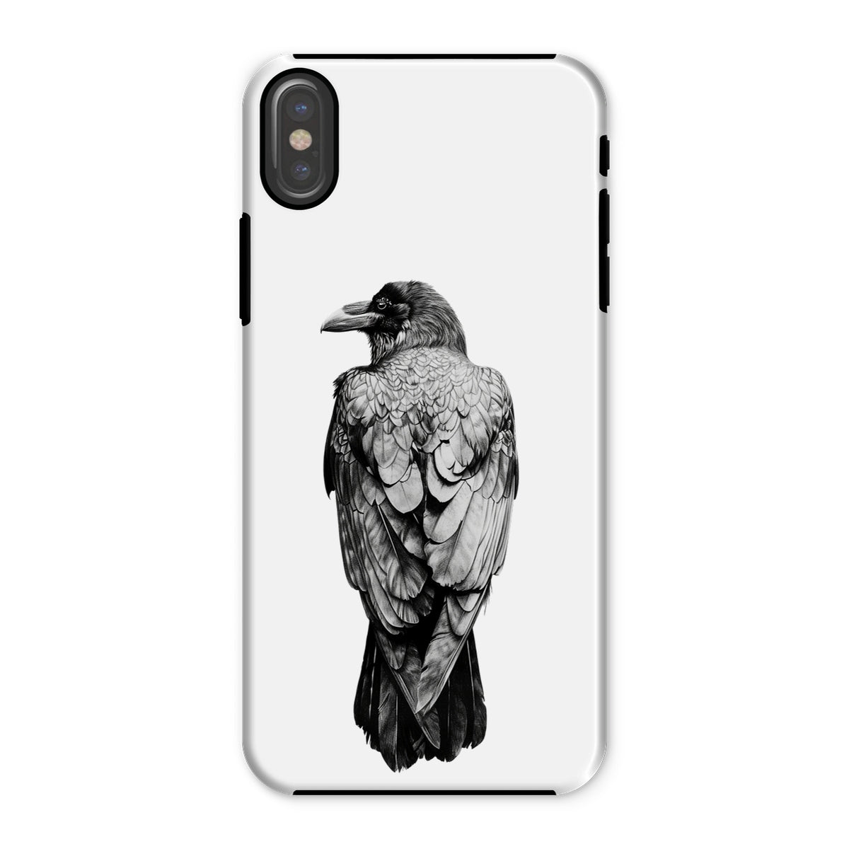 High-Definition Raven Tough Phone Case Phone & Tablet Cases Prodigi iPhone X Gloss 