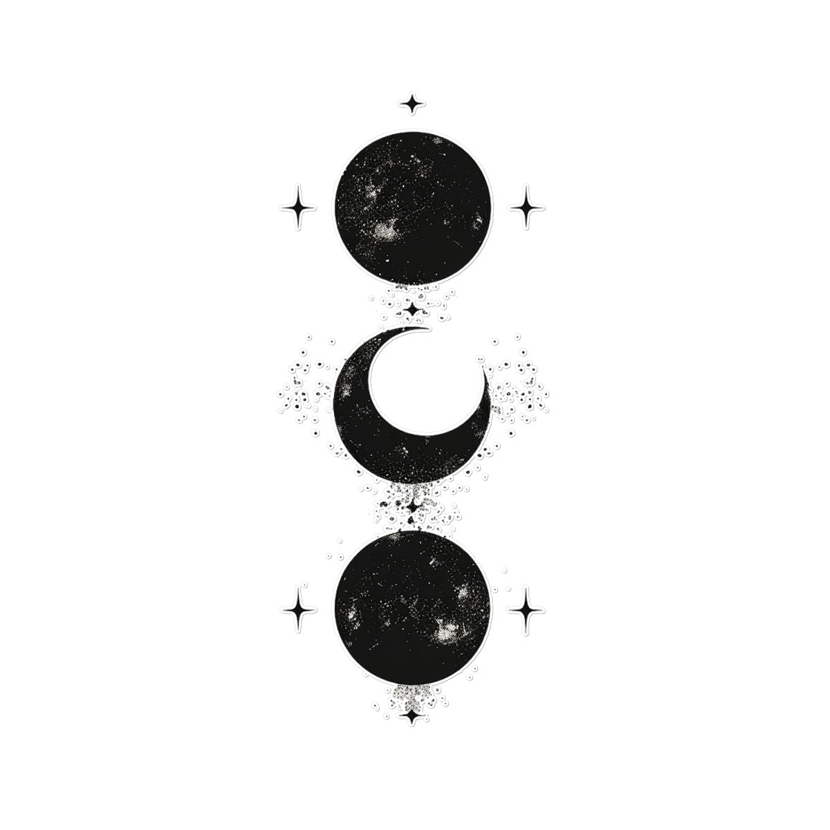 Moon by Moon Temporary Tattoo Tattoos Prodigi 12"x12"  