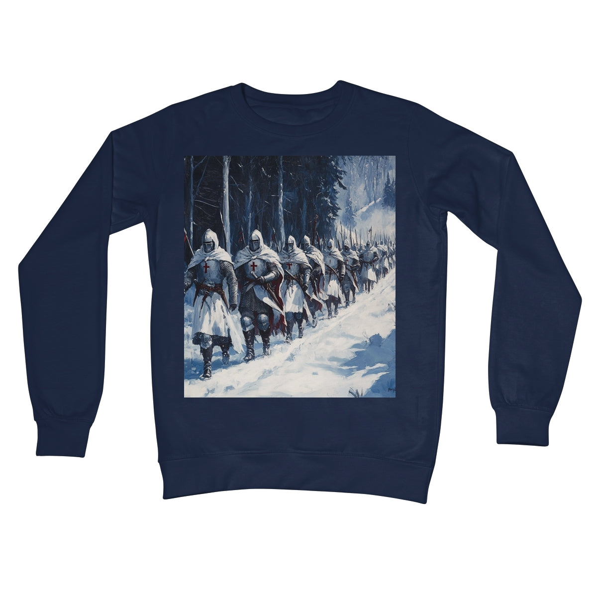 The Crusades 2.0 - V2 Crew Neck Sweatshirt Apparel Prodigi S Oxford Navy