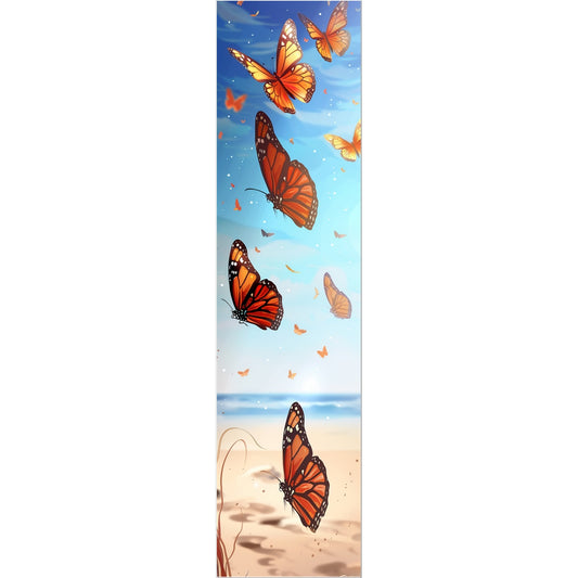 Vertical Art Strip Butterfly Tattoo (Temporary) Tattoos Prodigi 2"x3"  