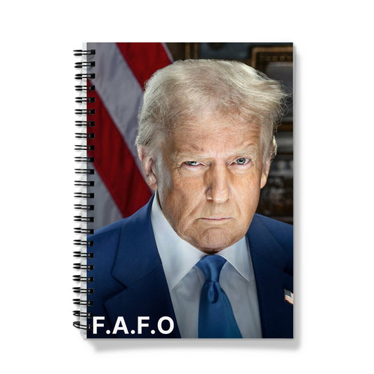 DONALD TRUMP - FAFO Notebook Stationery Prodigi A5 Graph