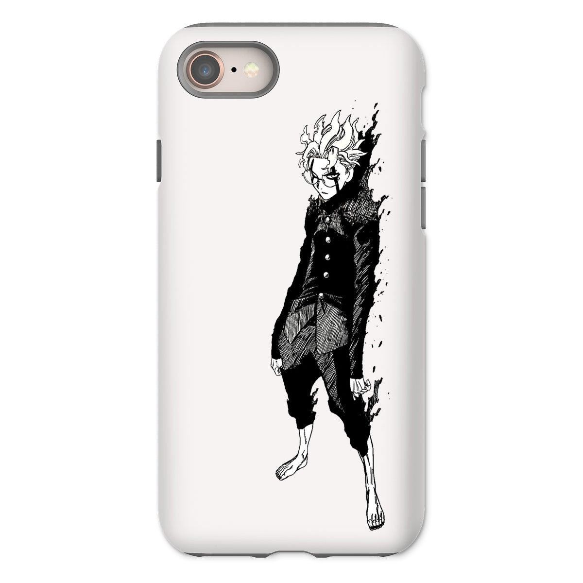 Dandadan: Turbo Granny Transformation Black & White Tough Phone Case Phone & Tablet Cases Prodigi iPhone 8 Gloss