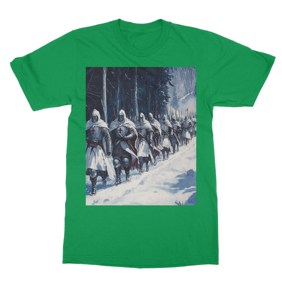 The Crusades 2.0 - V2 Softstyle T-Shirt Apparel Prodigi S Irish Green