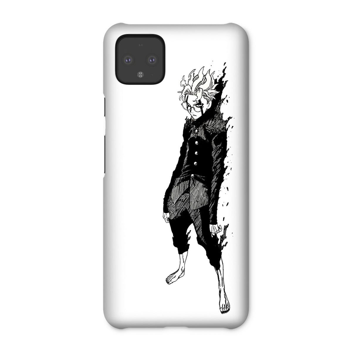 Dandadan: Turbo Granny Transformation Black & White Snap Phone Case Phone & Tablet Cases Prodigi Google Pixel 4 XL Gloss