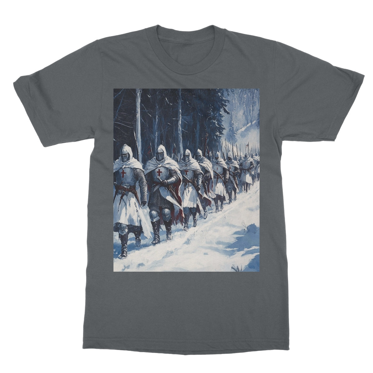 The Crusades 2.0 - V2 Softstyle T-Shirt Apparel Prodigi S Charcoal