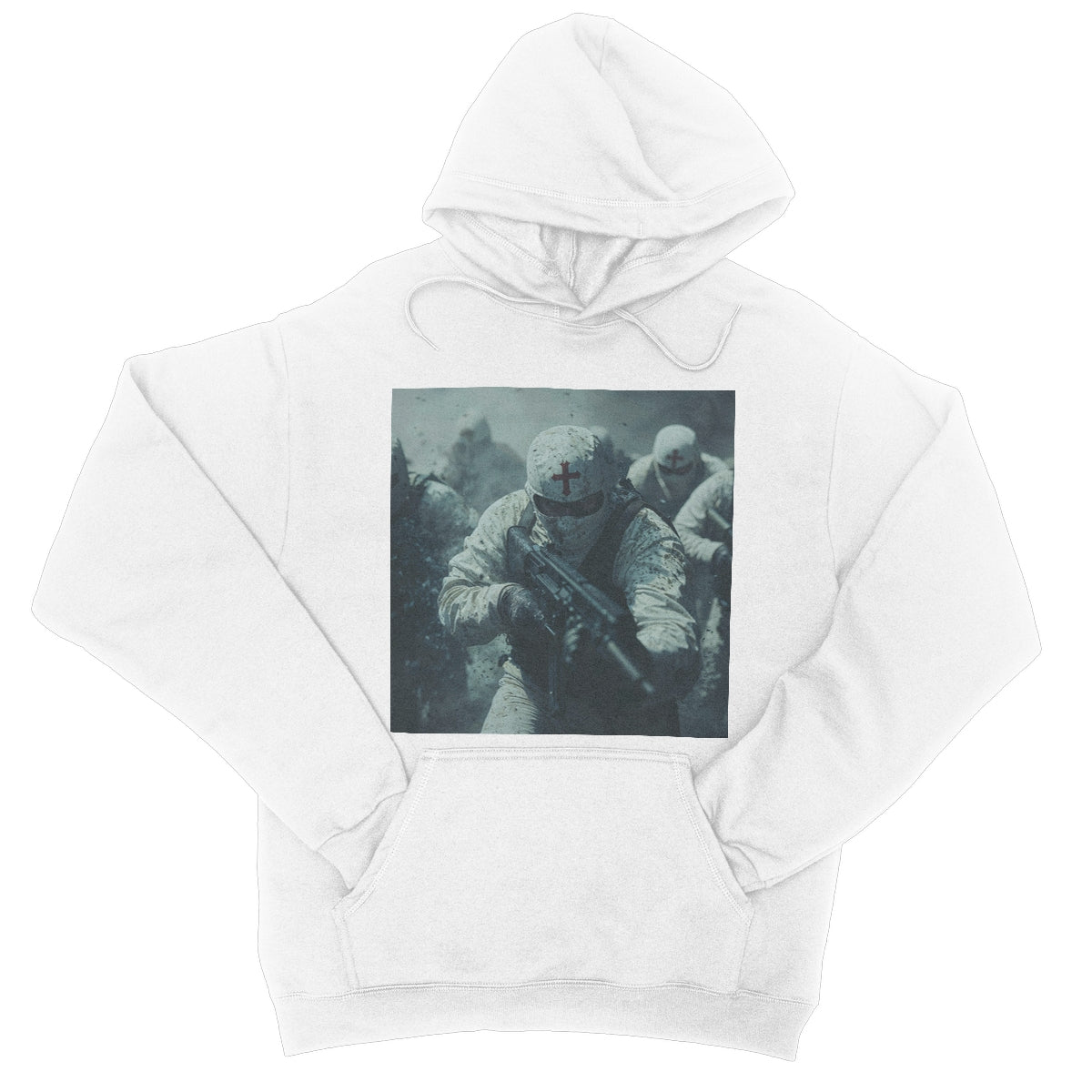 GODS Super Soldiers College Hoodie Apparel Prodigi XS Arctic White