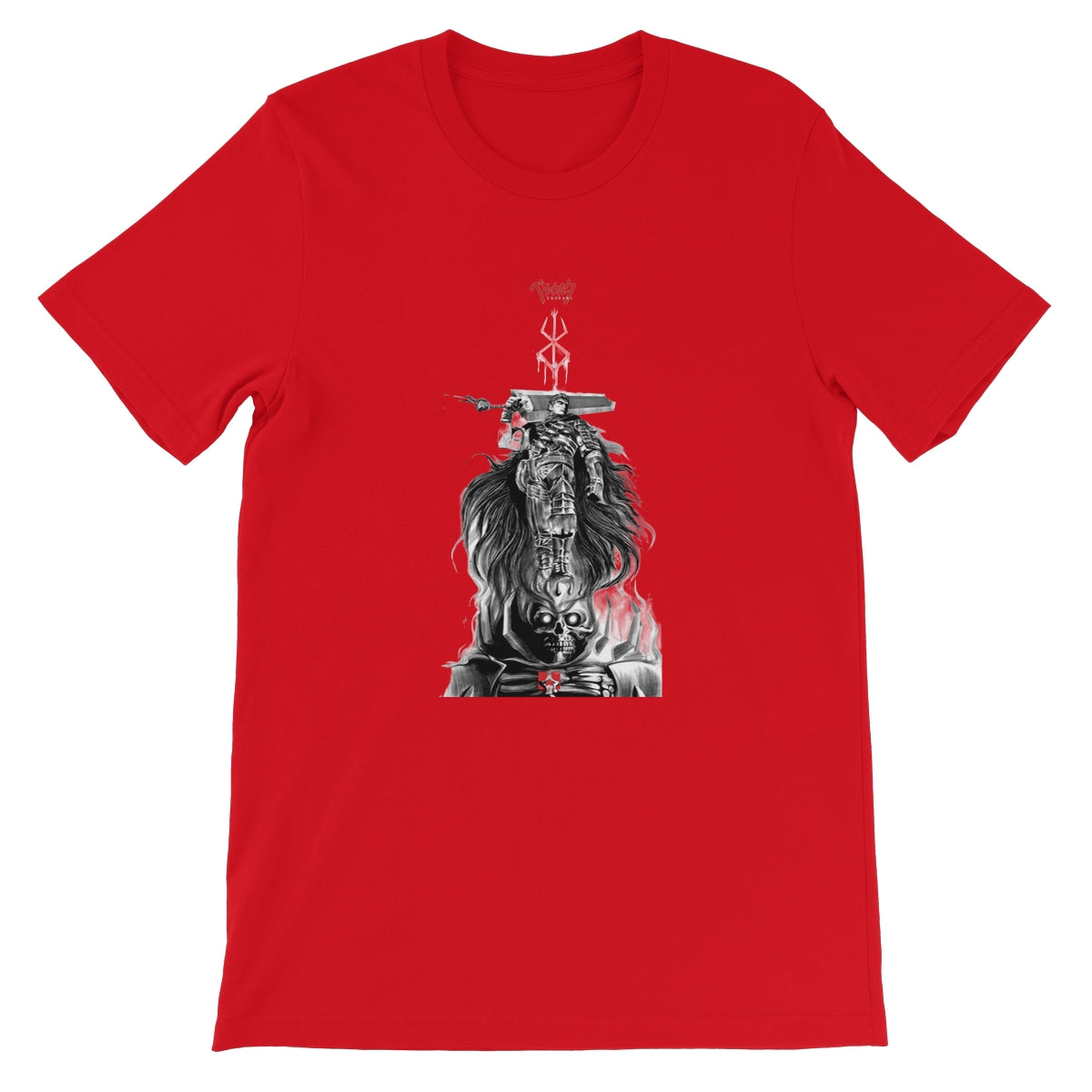 Triumphant Guts - Berserk Unisex Short Sleeve T-Shirt Apparel Prodigi S Red 