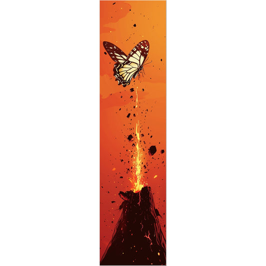 Butterfly Eruption Vertical Art Strip Butterfly Tattoo (Temporary) Tattoos Prodigi 2"x3"  