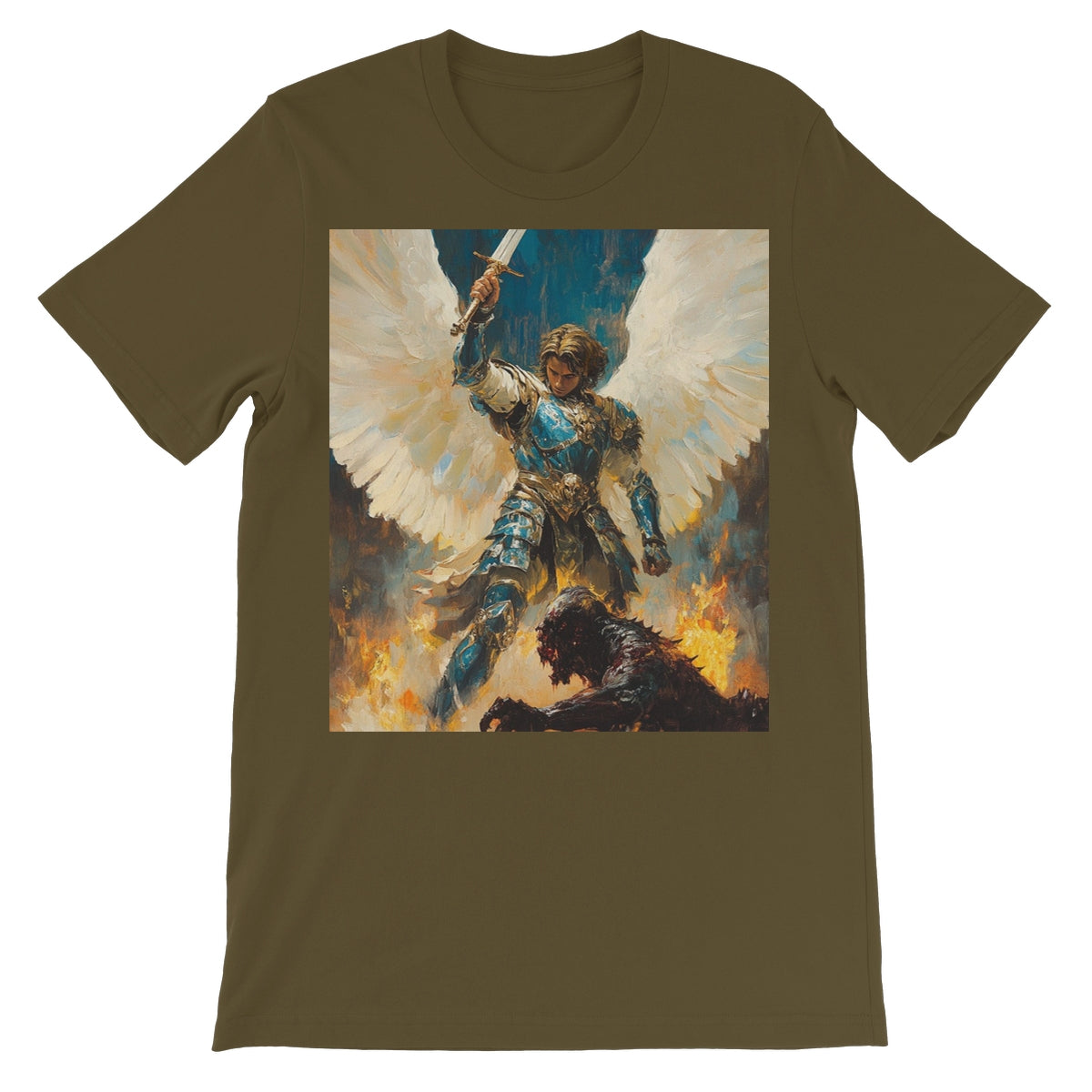 Angelic Defender Unisex Short Sleeve T-Shirt Apparel Prodigi